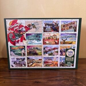Greetings from Canada - 1000 Piece Cobble Hill Puzzle | Canadian Travel Postcard